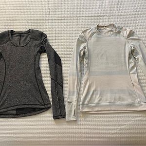 Two fantastic Lululemon long sleeve shirts! Get them both at a great price.